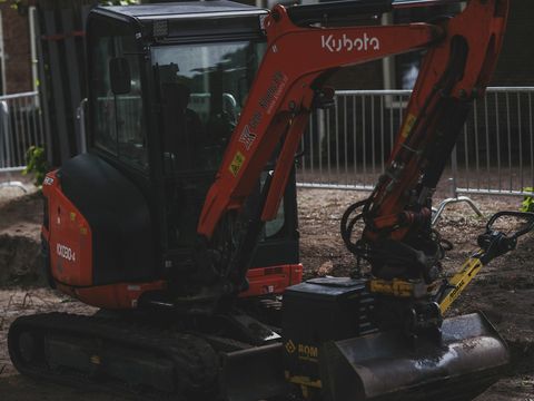 A 1.7 tonne class mini excavator
